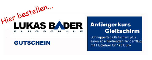 gleitschirm schnuppertag u anfaengerkurs